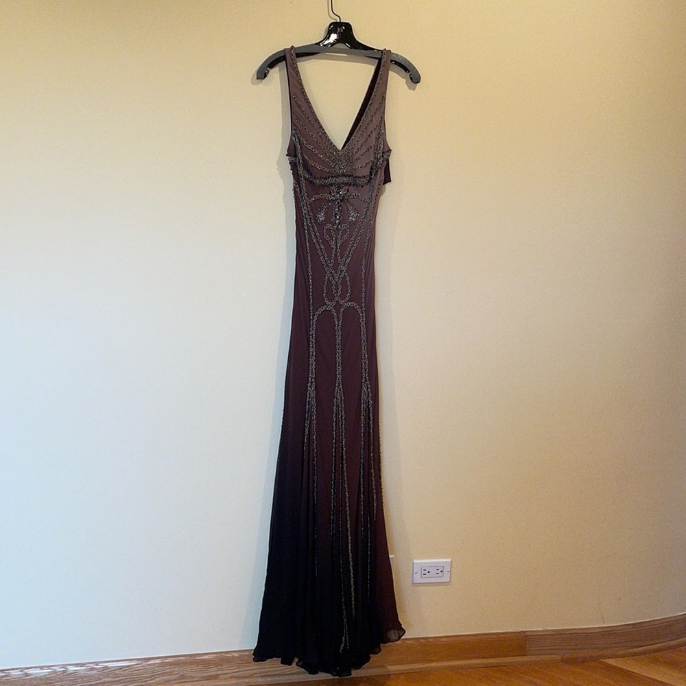 Beautiful beaded evening gown. Worn once